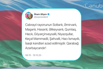 Vətən müharibəsinin xronikası: 19 oktyabr