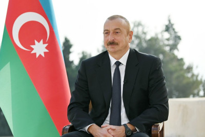 Prezidentdən Dövlət Bayrağı Günü münasibətilə paylaşım