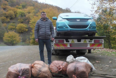 Yardımlıda evakuatorla narkotik daşıyan dəstə üzvləri saxlanılıblar