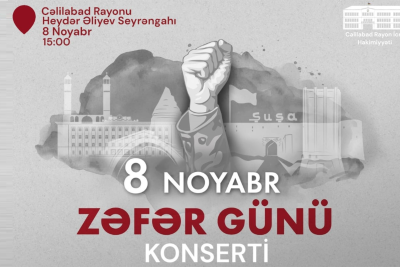 Cəlilabadda Zəfər Günü konsertlə qeyd ediləcək