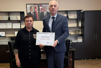 Lənkəranlı direktor fəxri fərmanla təltif edildi
