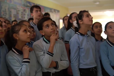 Lənkəranda şagirdlərin idarə etdiyi radio diqqət çəkdi - VİDEO