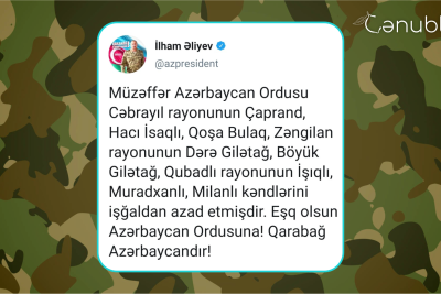 Vətən müharibəsinin xronikası: 2 noyabr