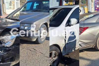 Xanım sürücü Lənkəranda “fərqləndi”: ZƏNCİRVARİ QƏZA