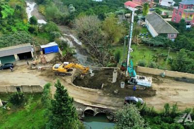 Astara rayonunda yeni avtomobil körpüsü inşa olunub