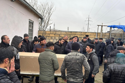 Təyyarə qəzasında həlak olan lerikli Ramin Ağayev Sumqayıtda dəfn olunub - FOTO