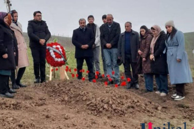 Təyyarə qəzasında ölən Qoşqarın məzarından FOTO