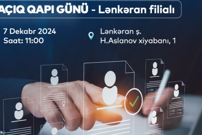 “Bank of Baku” Lənkəranda AÇIQ QAPI GÜNÜ keçirəcək