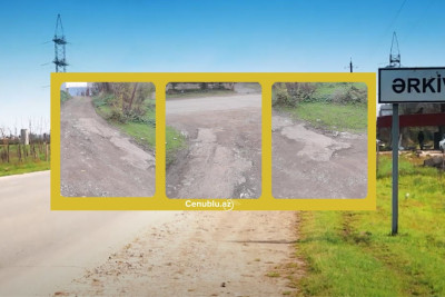 Öz vəsaitlərilə asfaltladıqları yolu “Azərsu” DAĞITDI