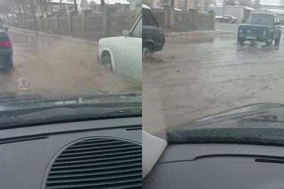 Cəlilabadda 5 mm qar yağdı: yollar keçilməz oldu - ŞİKAYƏT + VİDEO