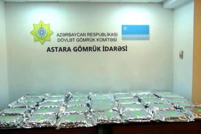 Astarada ölkədən tranzit keçən daha bir alma yükündə narkotik vasitə aşkar edilib