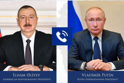 Vladimir Putin İlham Əliyevə zəng edib, təyyarə qəzasına görə üzrxahlığını bildirib
