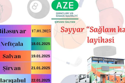 Biləsuvarda "Sağlam həyat" layihəsi keçiriləcək 