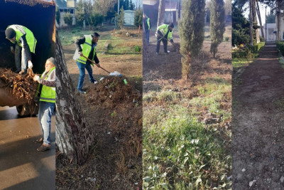 Biləsuvarda abadlıq işləri aparılır