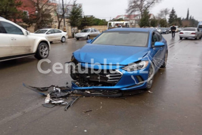 Cəlilabadda avtomobil qəzası baş verib - VİDEO