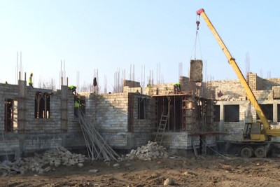 Lənkəranın Viyən kəndində məktəb yenidən qurulur  - VİDEO