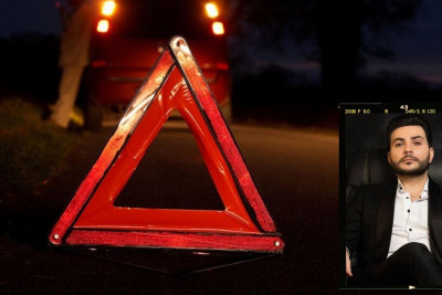 Cəlilabadlı müğənni qarlı havada qəzaya düşüb