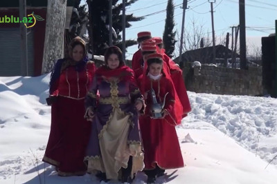 Lənkəran sakinləri su çərşənbəsini adət-ənənəni qoruyaraq qeyd edir - VİDEO