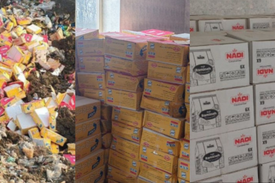 İrandan Azərbaycana gətirilən kreker və konfetlər məhv edilib