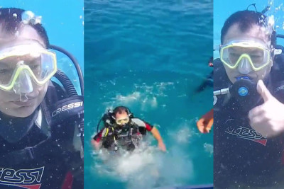 Lənkəranlı müğənni "Balıqların şahı" üçün suya baş vurdu