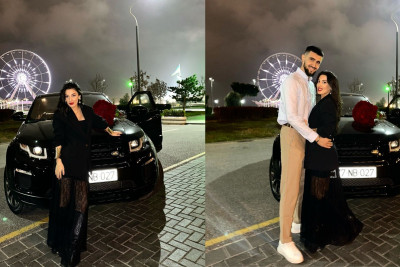 Toral Bayramov xanımına avtomobil hədiyyə etdi - VİDEO