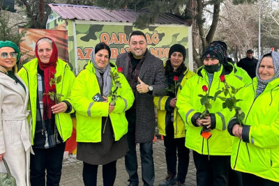 Lənkəranlı aktyor süpürgəçi qadınları belə sevindirdi