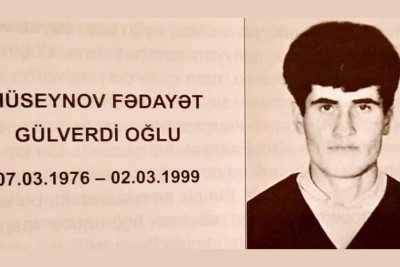 Astaralı şəhid Fədayət Hüseynovun ad günüdür