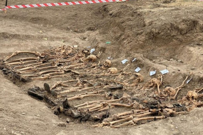 Ağdamda insana məxsus olduğu ehtimal edilən sümüklər tapılıb