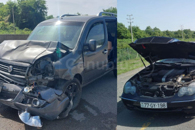 Lənkəranda yol qəzası - XƏSARƏT ALANLAR VAR