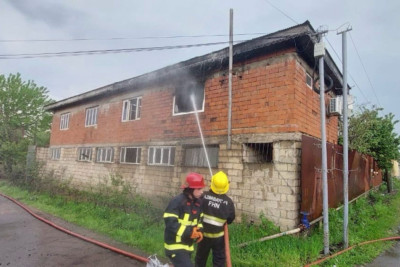 Masallıda ikimərtəbəli evdə yanğın olub