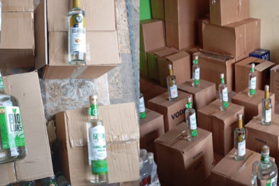 Biləsuvarda saxta alkoqollu içkilər aşkarlanıb