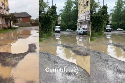 Lənkəranda məktəb yolu bərbad vəziyyətdə - ŞİKAYƏT + VİDEO