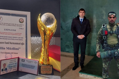 Şəhid Pəncəli Teymurovun qardaşı "İlin Müəllimi" oldu