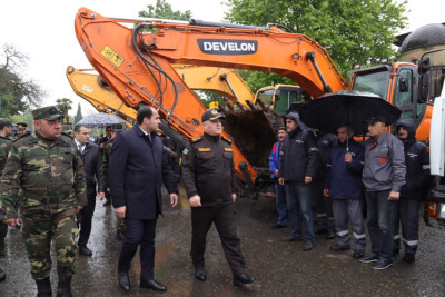 Lənkəranda mülki müdafiə məşqi keçirilib