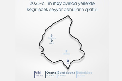 Lerikdə mayda keçiriləcək səyyar qəbulların QRAFİKİ