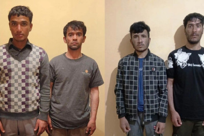 Dövlət sərhədini qanunsuz keçməyə cəhd göstərən şəxslər saxlanılıb