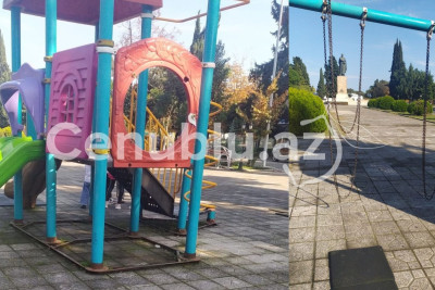 Lənkəranda park baxımsız vəziyyətdədir - FOTO