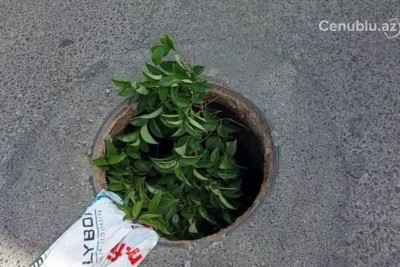 Lənkəranda yolun ortasında təhlükə - ŞİKAYƏT + VİDEO