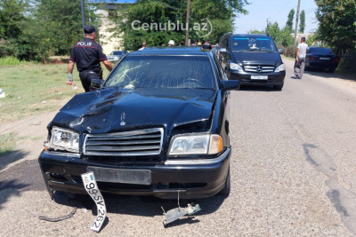Lənkəranda avtomobil 57 yaşlı qadını vuraraq öldürüb - FOTO