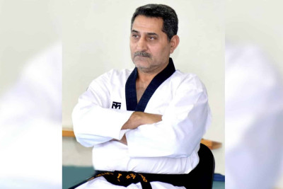 Masallının taekvondo ustası 66 yaşında!