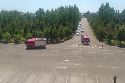 Lənkəran Beynəlxalq Hava Limanında təlim keçirilib