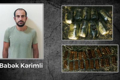 Cəlilabadda keçmiş məhkumdan 13 kiloqram narkotik götürülüb