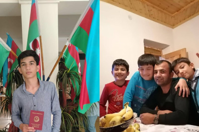 Şəhid Taleh İsmayılovun övladı 9-cu sinfi fərqlənmə ilə bitirdi