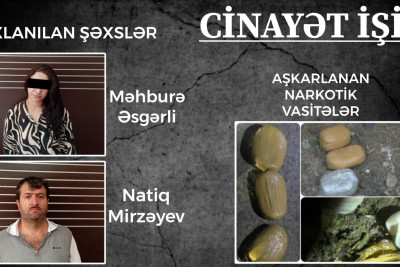 Yardımlıda narkokuryer şəbəkə ifşa edildi - biri qadındır