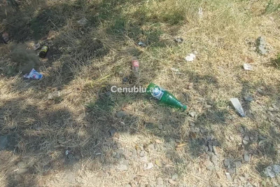 Lənkəranın "Dəhnə" yolu yenidən zibillənir - VİDEO