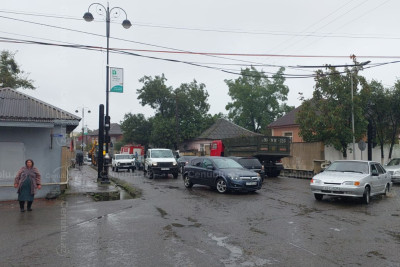 Lənkəranda sel suları həyətlərə dolub