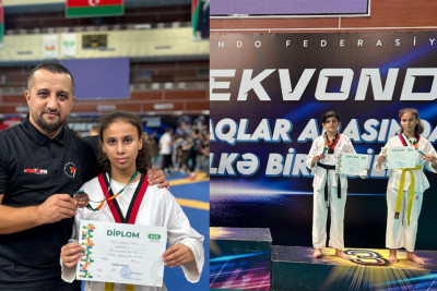 Masallı taekvondoçusundan medal