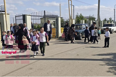 Cəlilabadda məktəblilər qəza təhlükəsi qarşısında