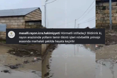 Köçəkli kəndinin yolları ilə bağlı RƏSMİ AÇIQLAMA