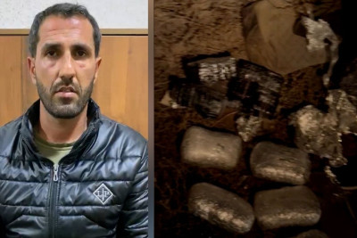 Biləsuvar istiqamətindən narkotik vasitələr gətirən "TIR" sürücüsü saxlanılıb